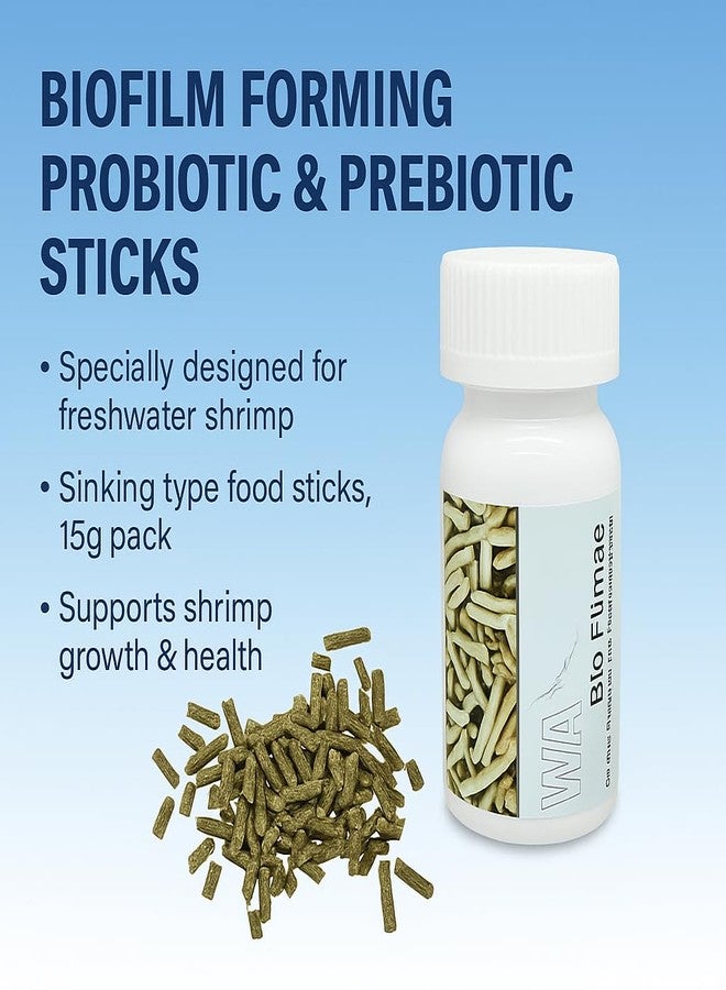 VAYINATO Wa Shrimp Sticks 15G Sinking Type Food Stick For Shrimps(Bio Filmea-Probiotic And Prebiotic Feed) - Image 2